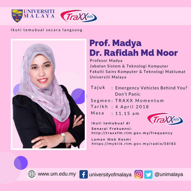 Temubual Secara Langsung Prof Madya Dr Rafidah Md Noor Profesor